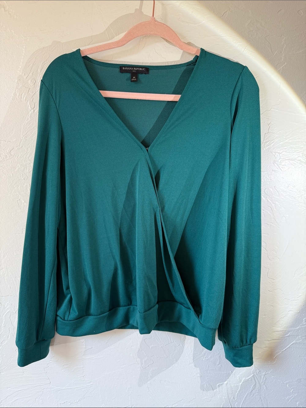 Green business casual Blouse